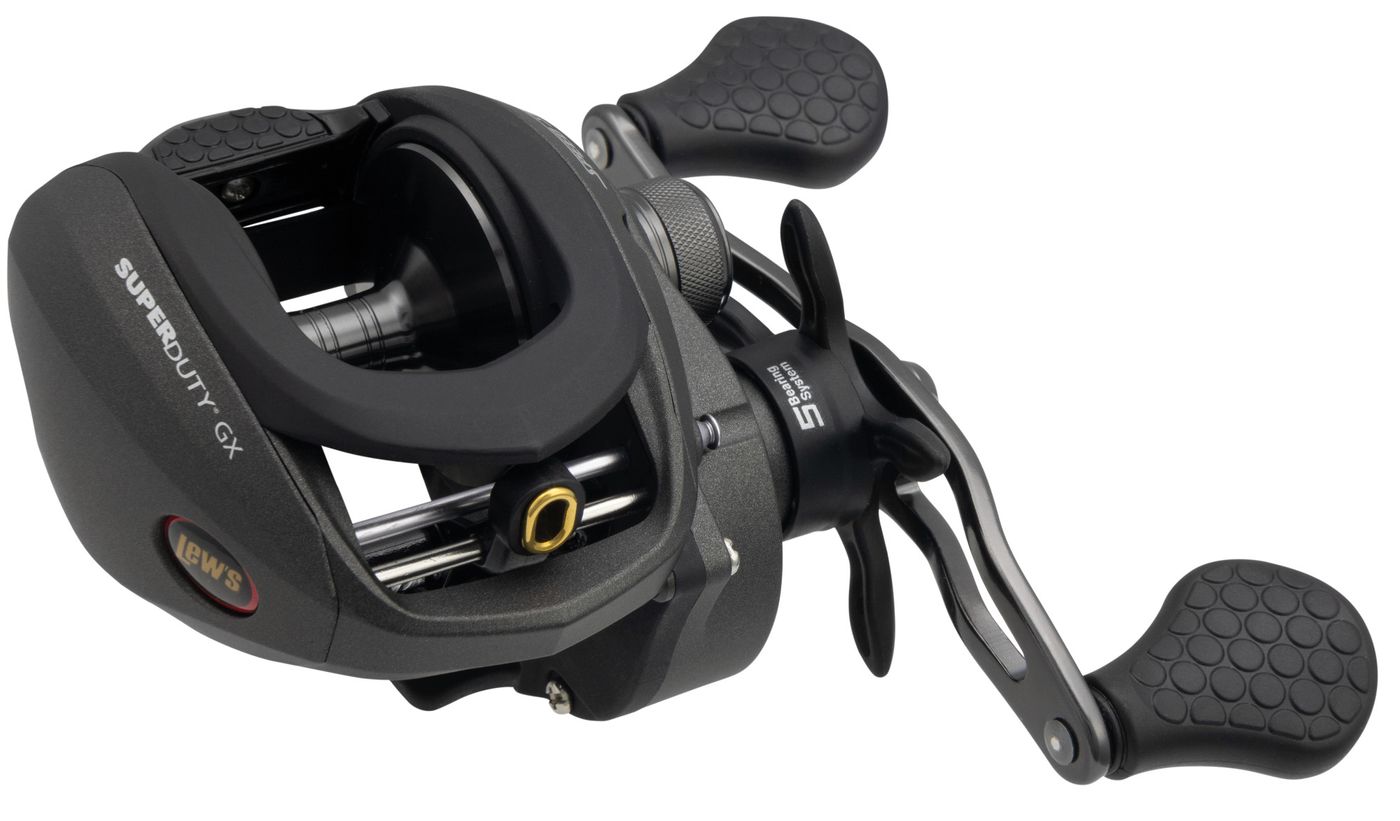 Lews Baitcaster Multirolle SUPER DUTY GX3 Linkshand Rolle