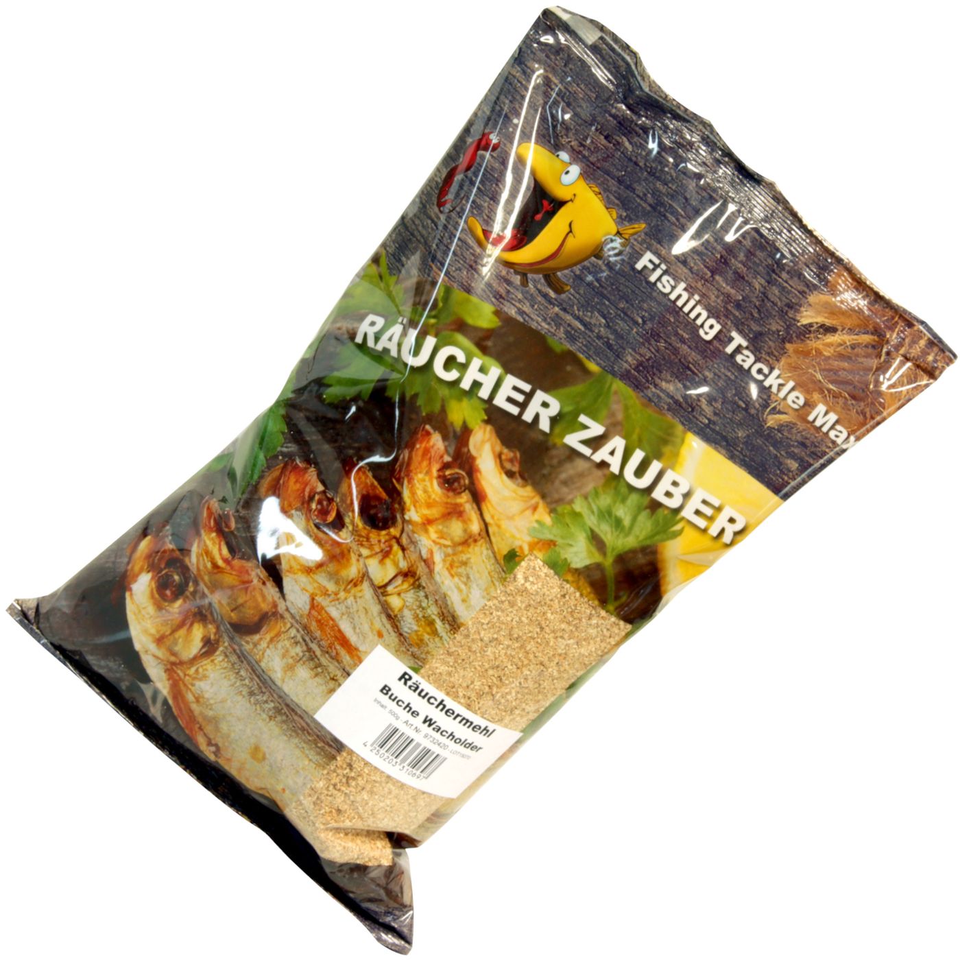 FTM Räuchermehl Buche mit Wacholder 500g - Mehl zum Forelle Räuchern