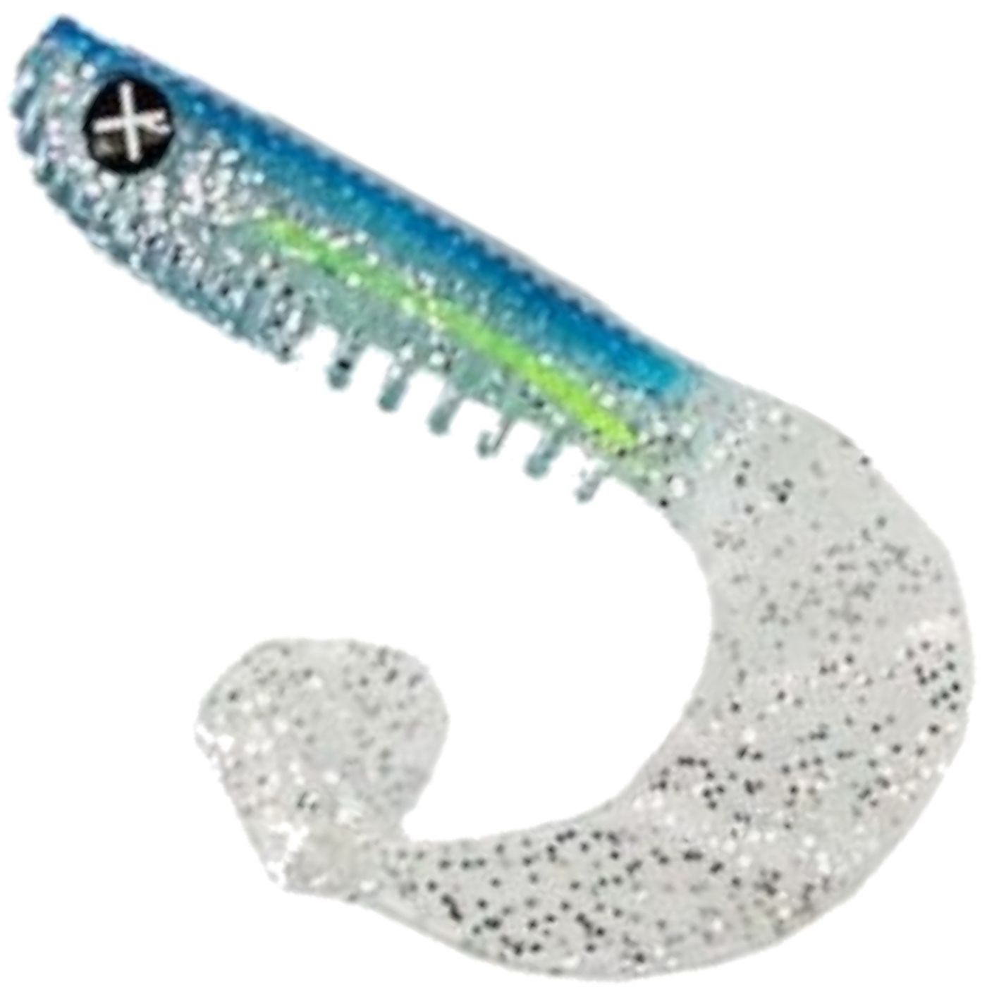 Monkey Lures Curly Lui Jig 7,5cm - 6 Gummifische
