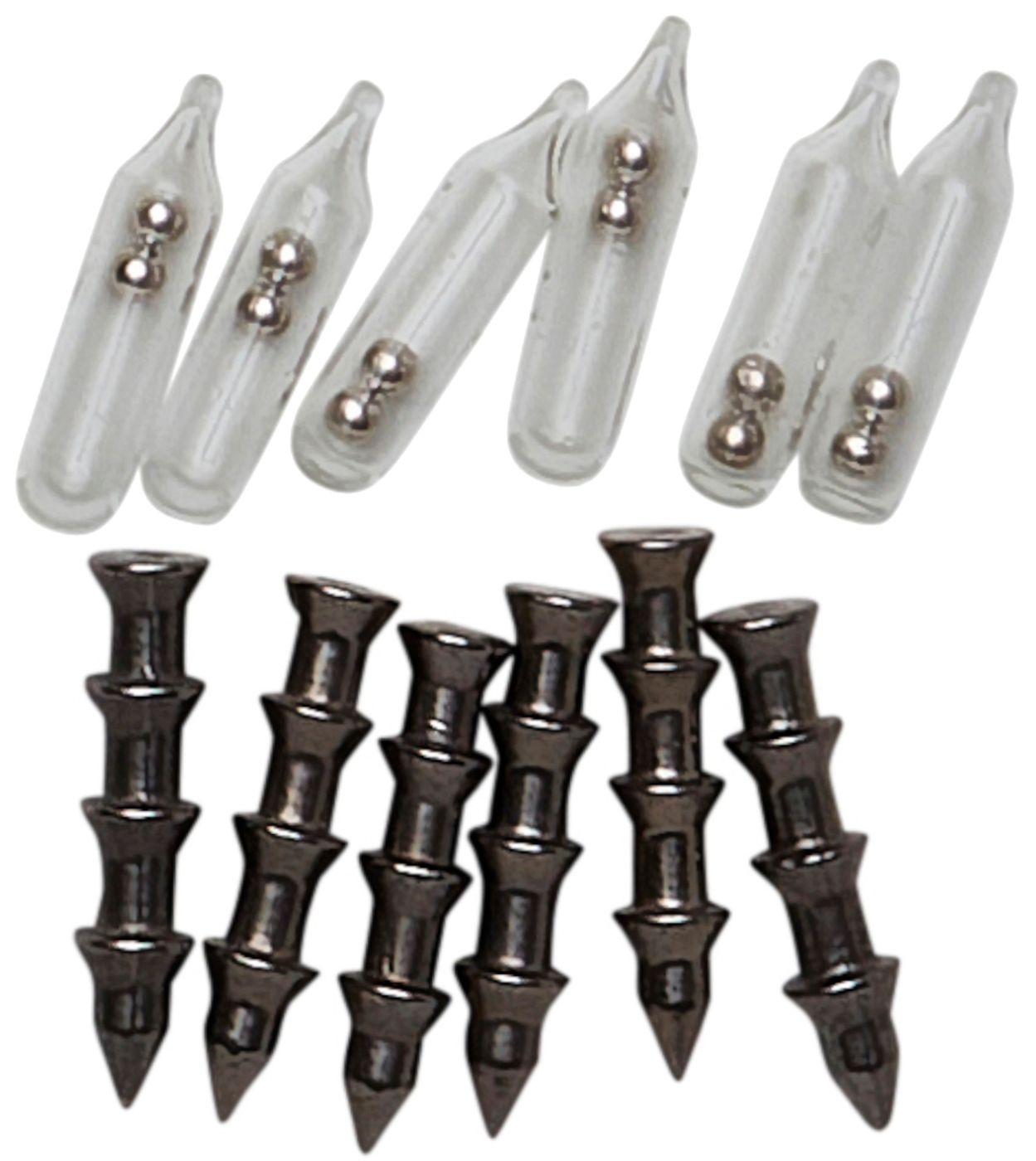 Savage Gear Rattle & Spike Kit - 6 Rasseln & Spikes für Gummifische