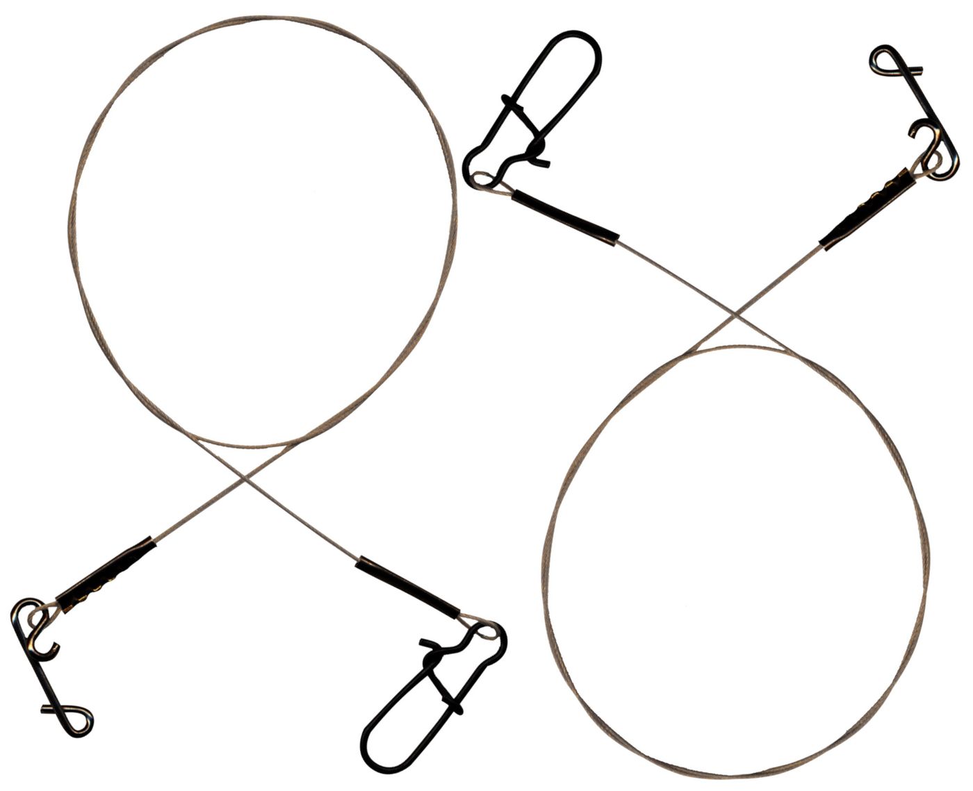 Seika Pro Stahlvorfach mit Knotenlosverbinder 50cm - 2 Stahlvorfächer