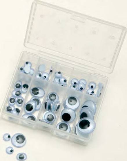 84 Fischaugen Set 3D für Blinker Spinner Wobbler