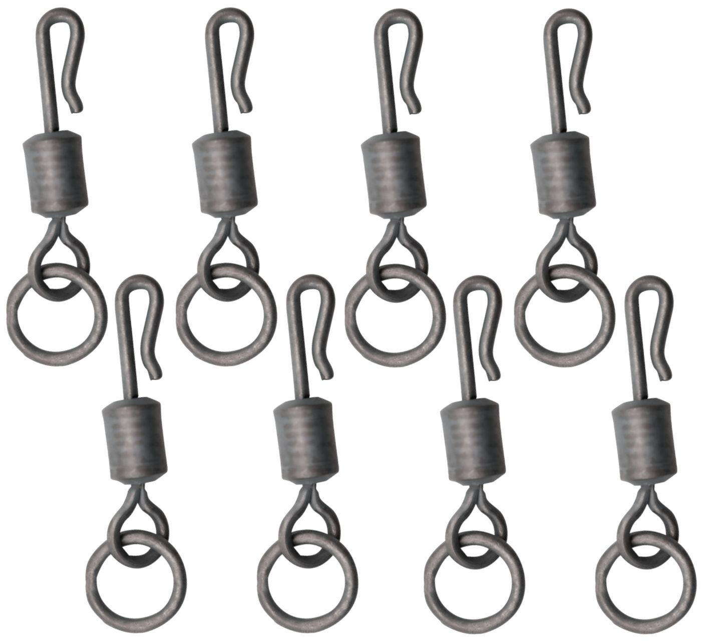 Korda PTFE QC Ring Swivels - 8 Karpfenwirbel