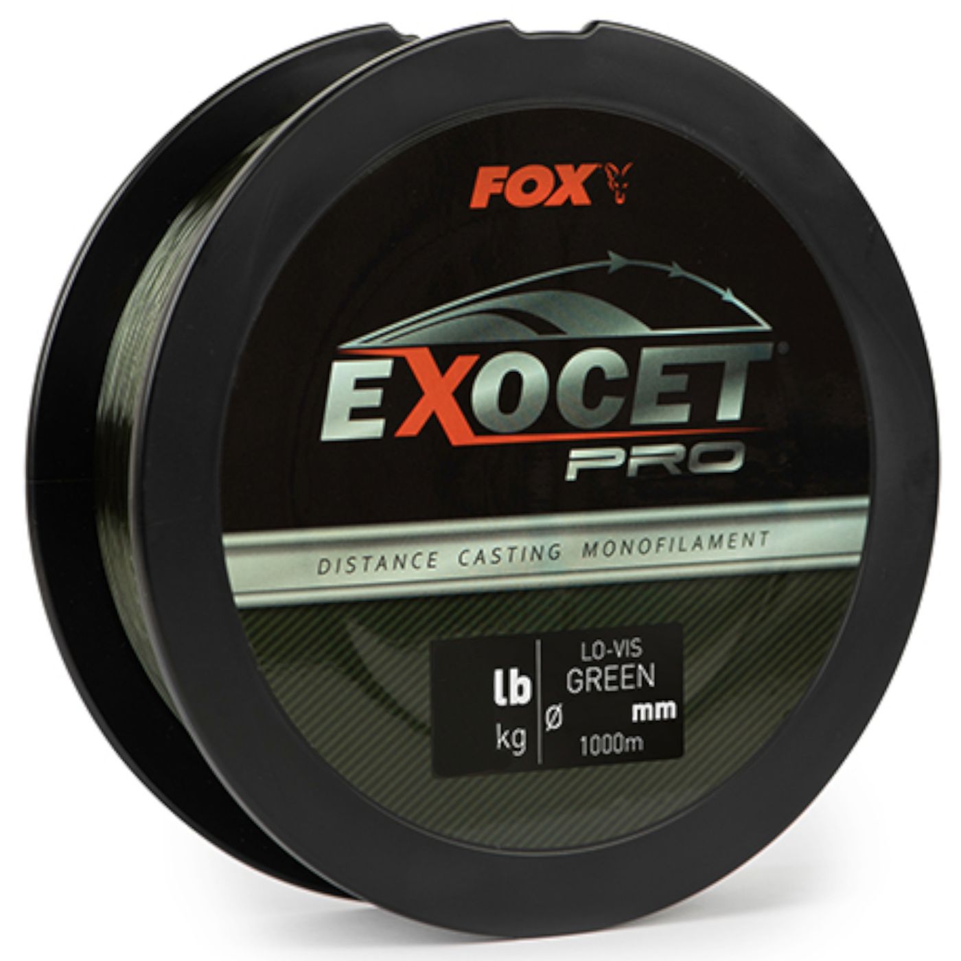 Fox Exocet Pro Monofilament Low Vis Green - 1000m Karpfenschnur