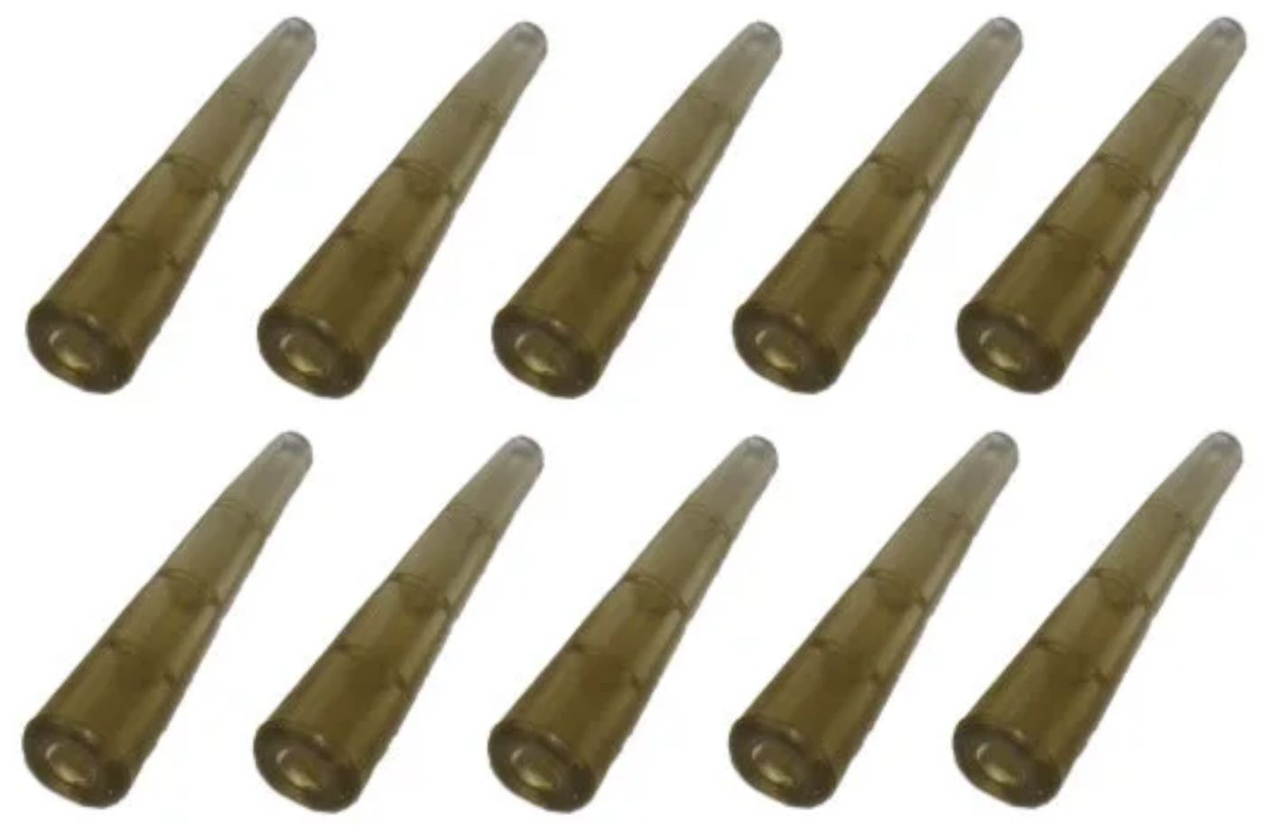 Poseidon Long Tail Rubber Trans/Braun 25mm - 10 Tubes