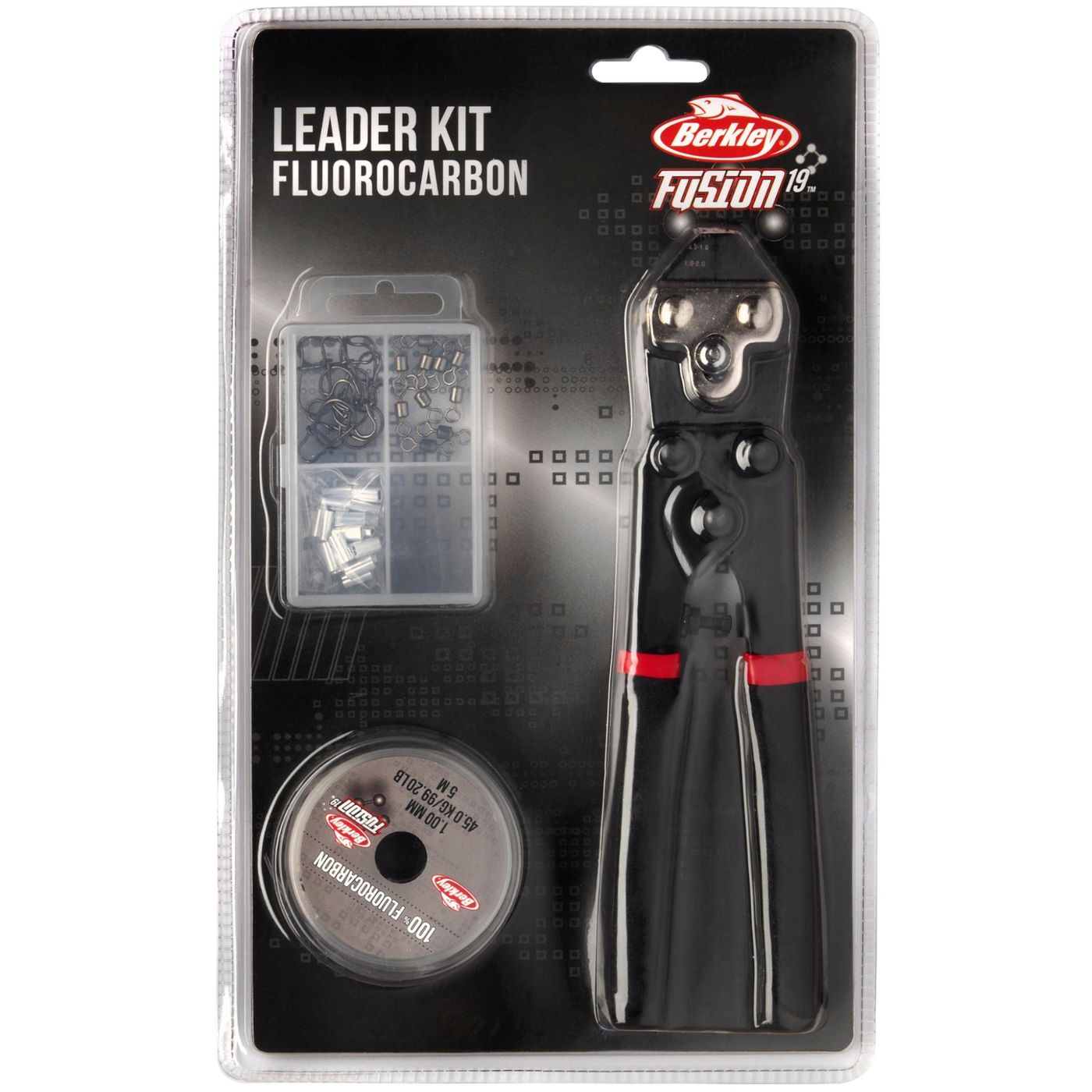 Berkley Fusion19 Leader Kit Fluorocarbon - Klemmhülsenzangen Set