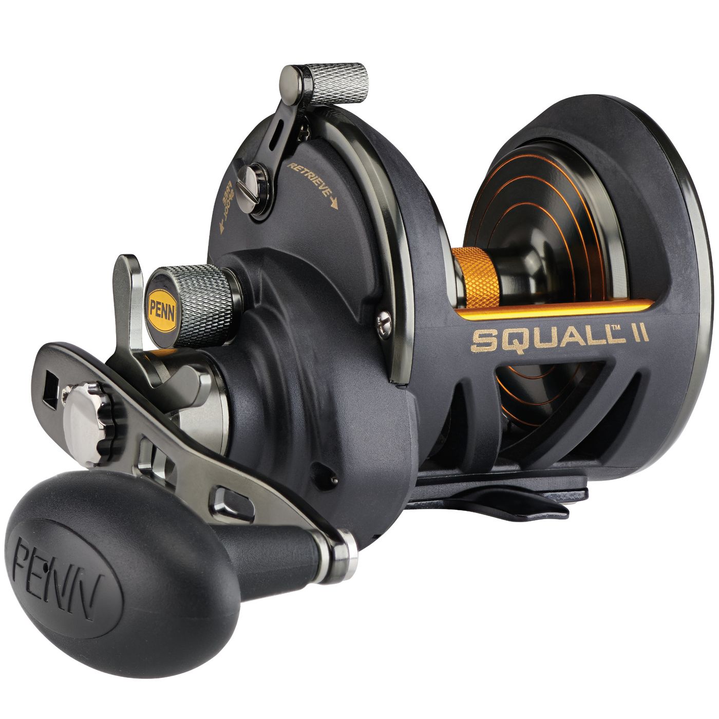 Penn Squall II Star Drag 25N Reel - Rechtshand Multirolle