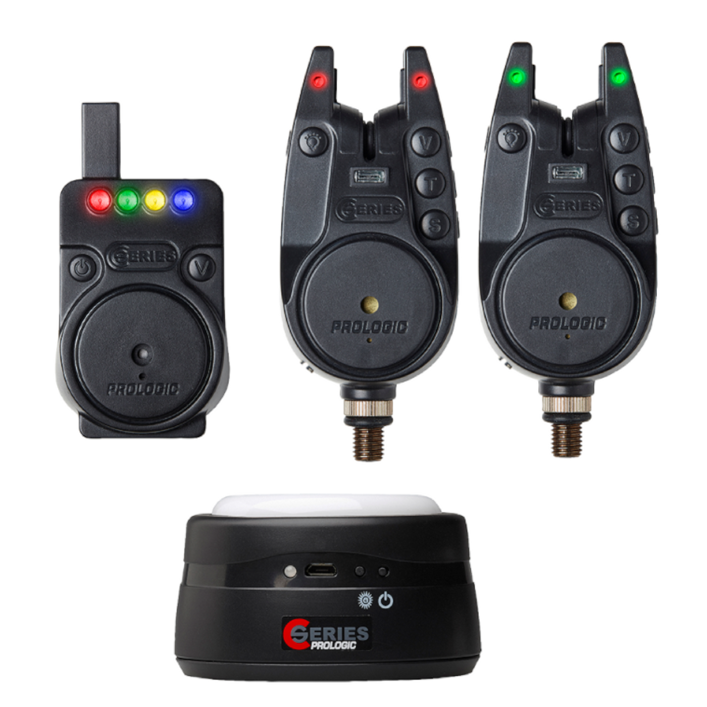 Prologic C-Series Alarm 2+1+1 Red Green - Bissanzeiger Set