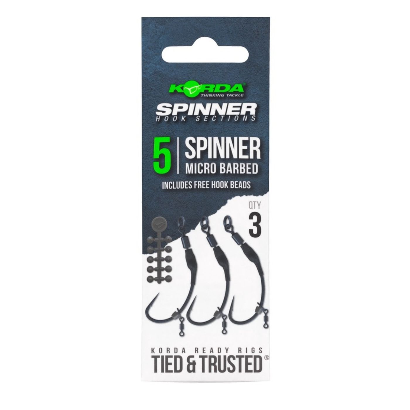 Korda Spinner Hook Sections Spinner Barbless - 3 Karpfenhaken