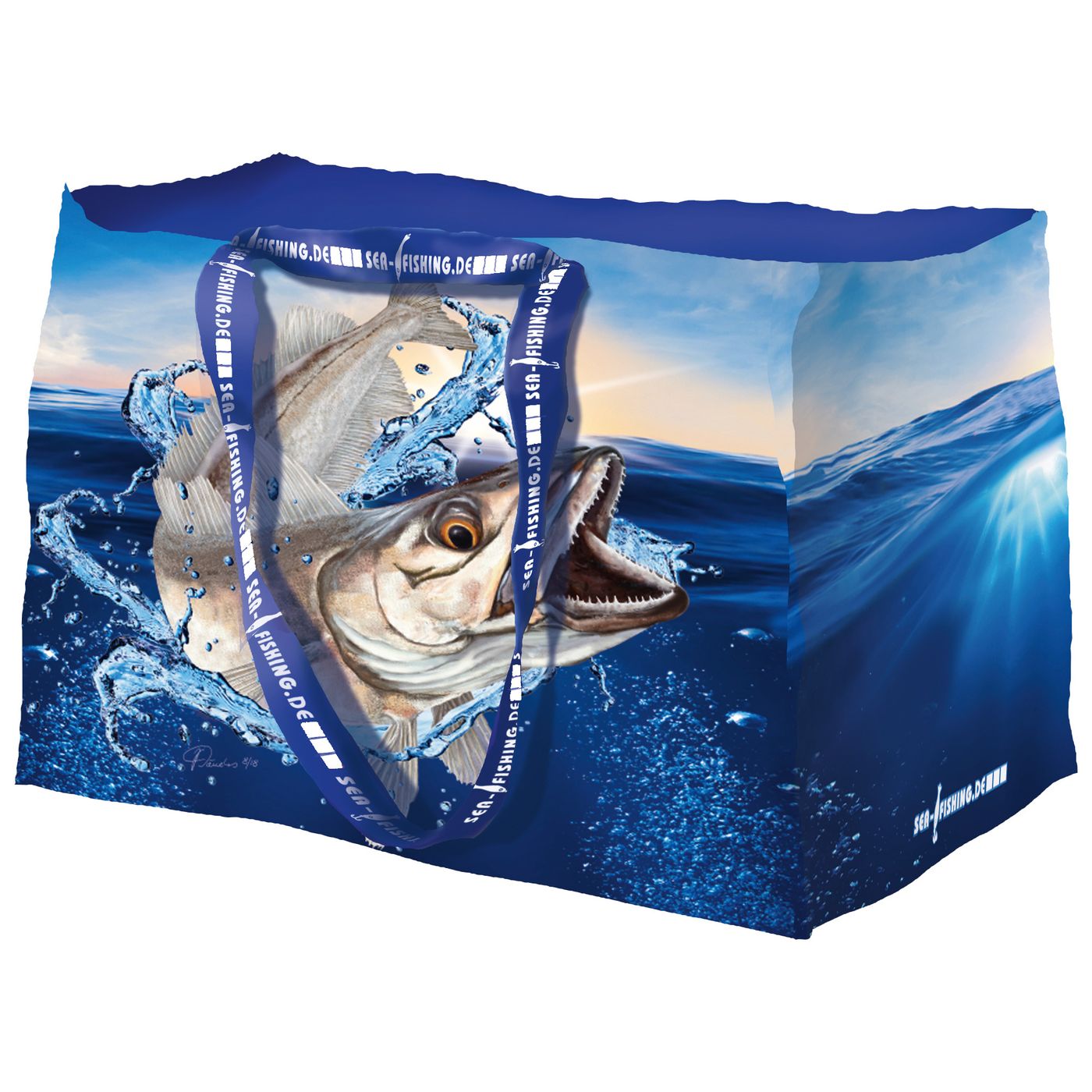 Eisele Tasche Seehecht 55x37x35cm - Angeltasche