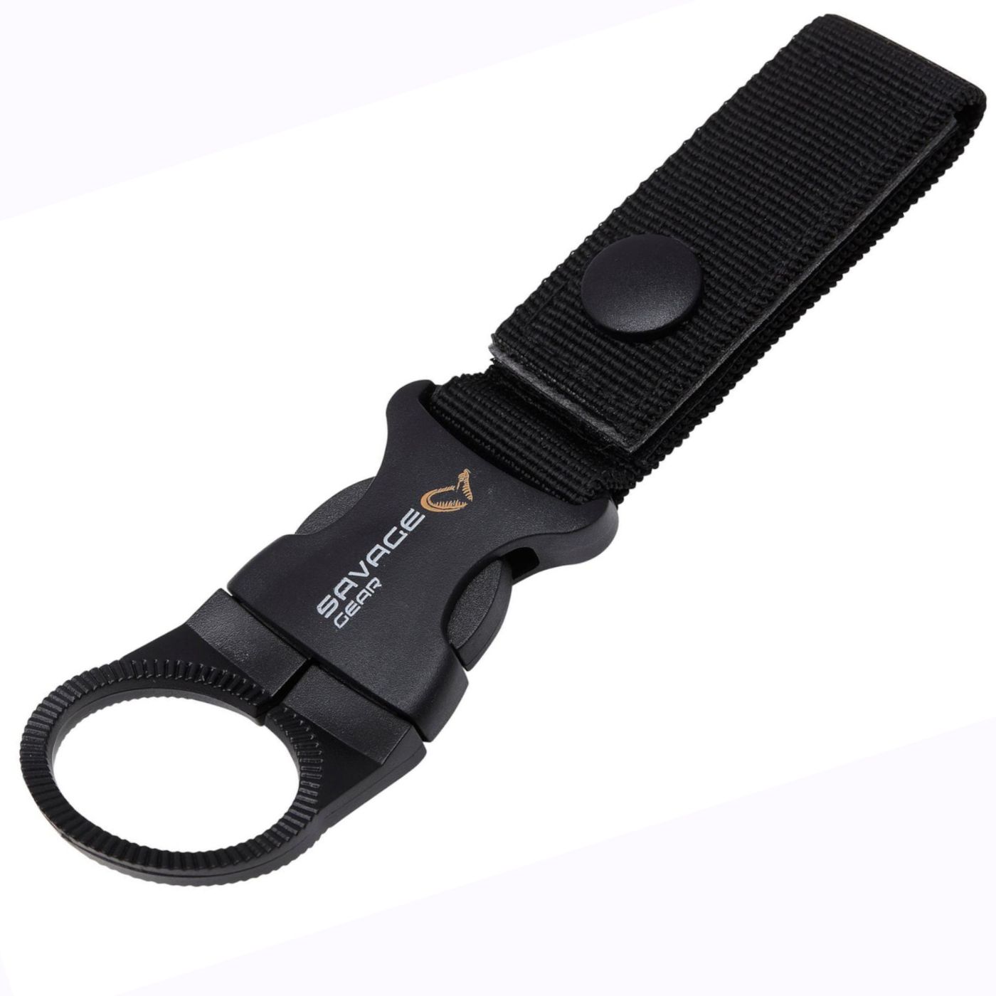 Savage Gear Bottle and Net Clip - Kescherhalter