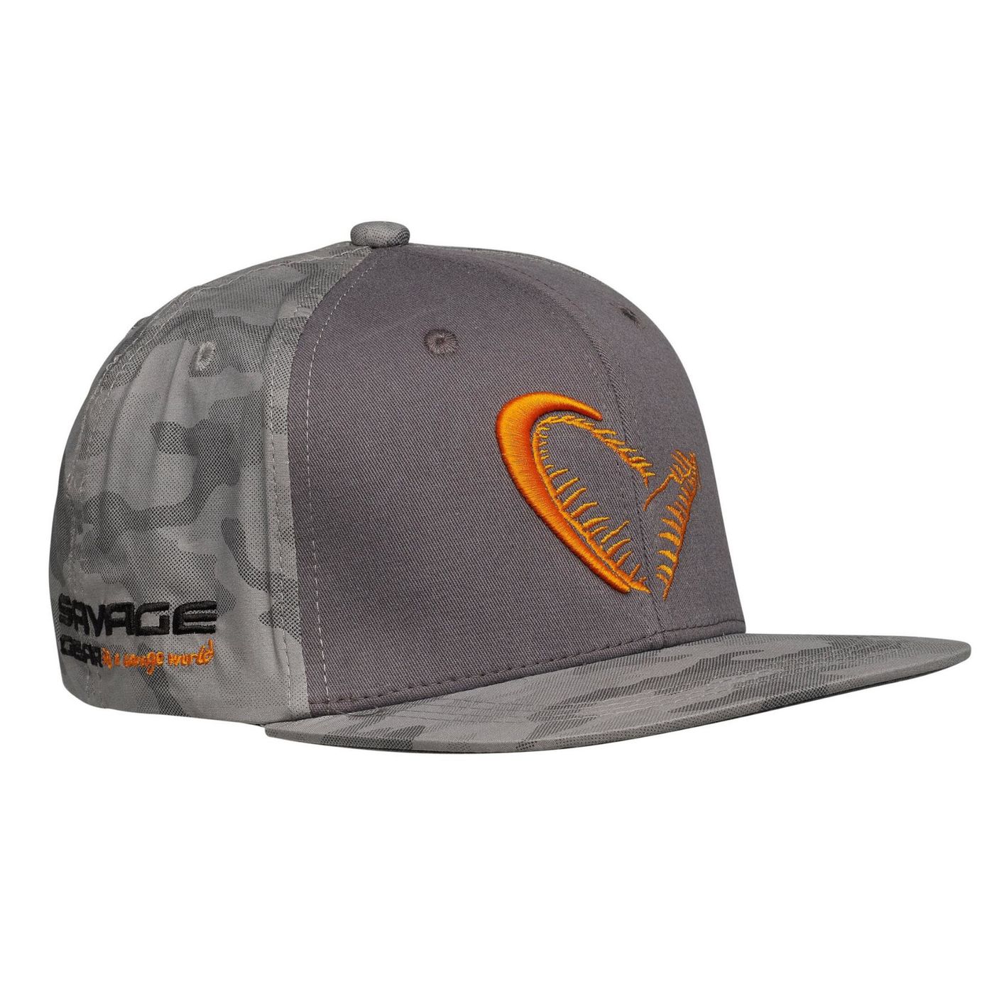 Savage Gear Flex Fit Camo Cap One Size Camo/Grey - Angelcap