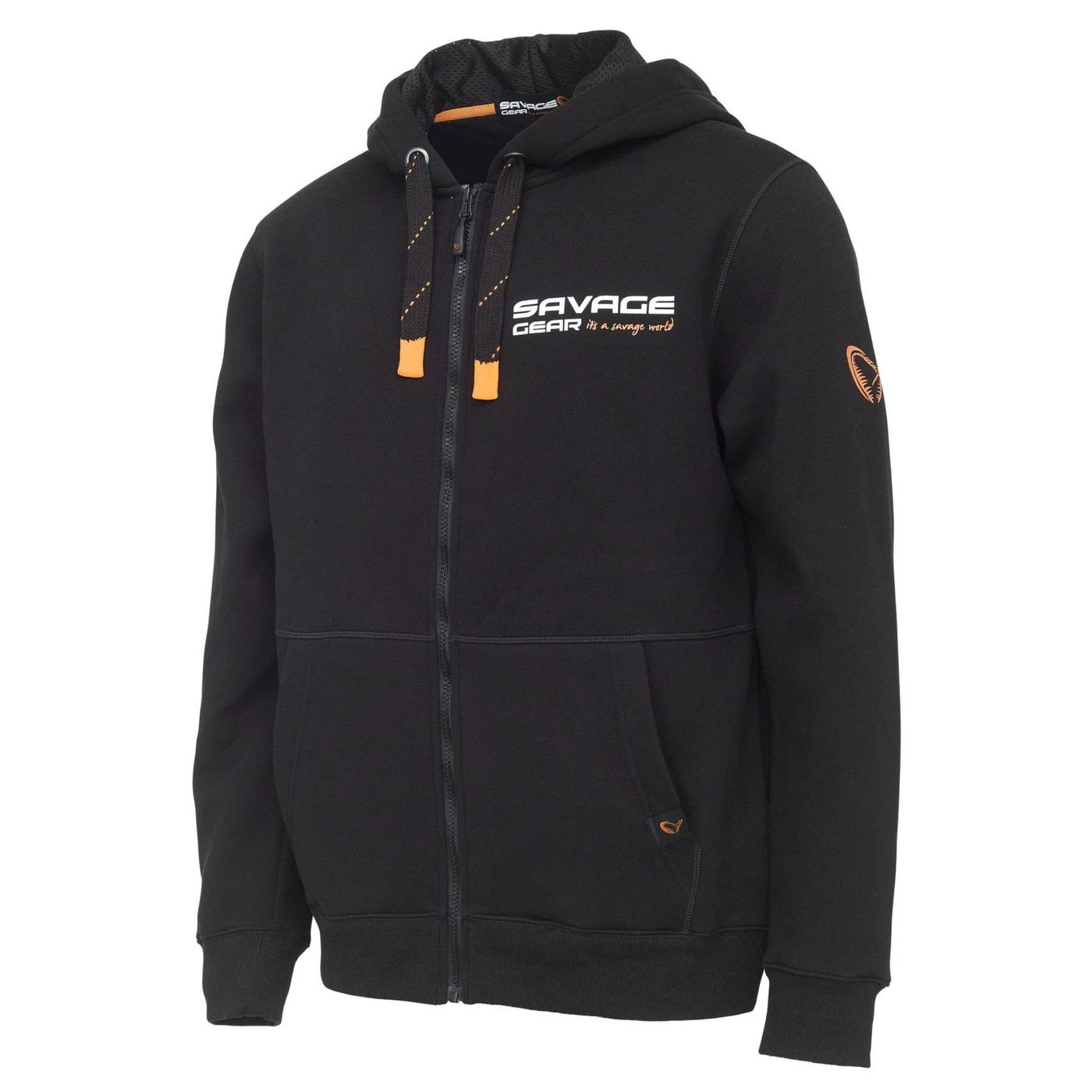 Savage Gear Urban Zip Hoodie Black Ink - Angelpullover