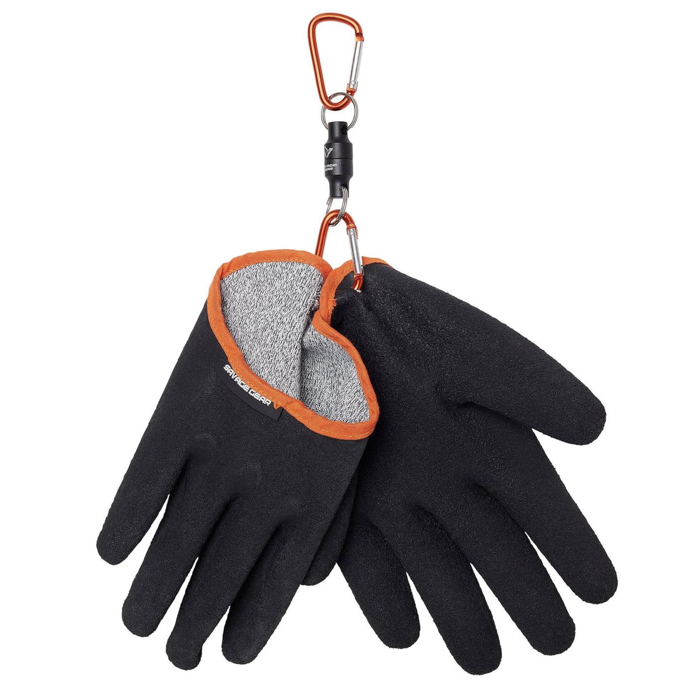 Savage Gear Aqua Guard Gloves Black - Landehandschuhe