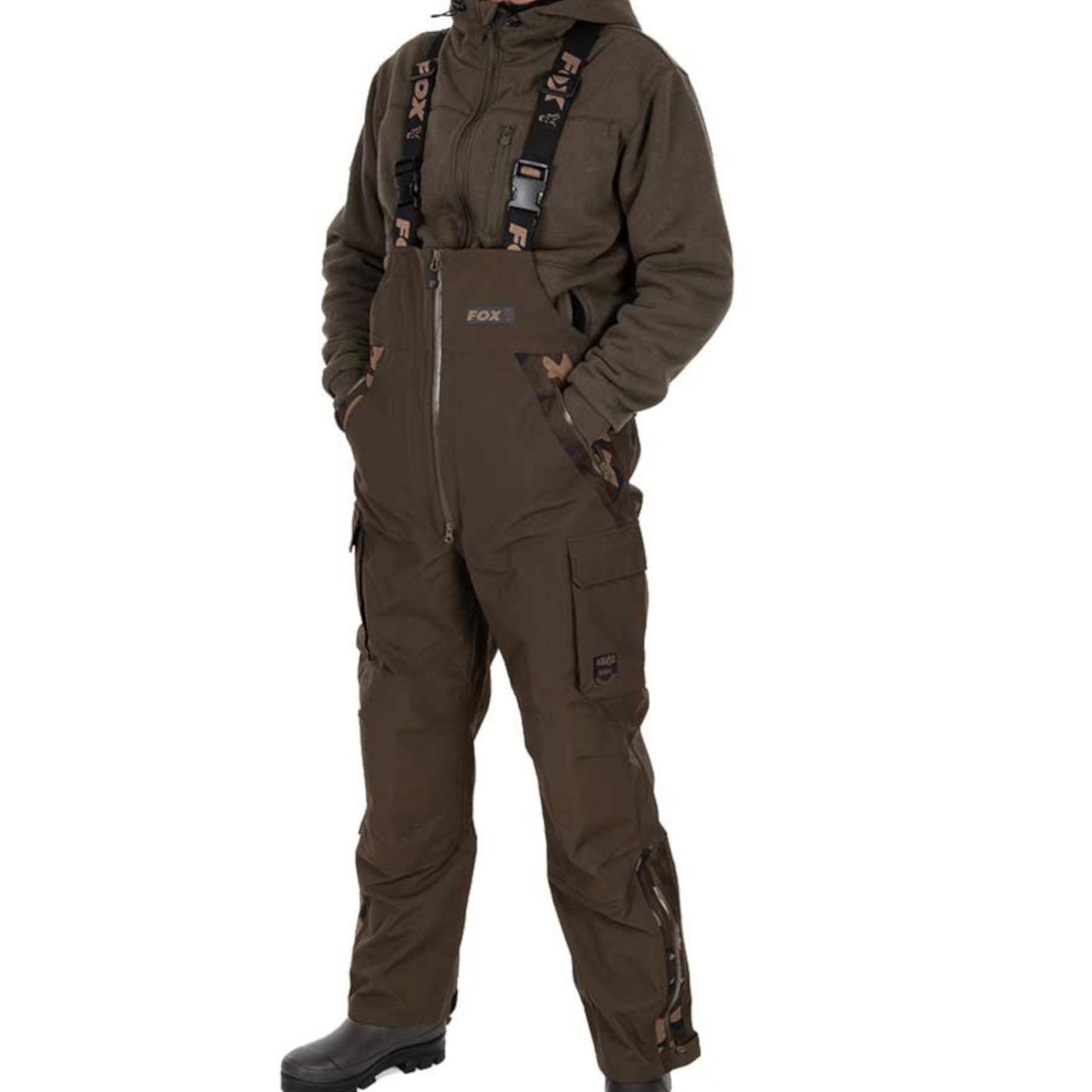 Fox RS25K Khaki Salopettes - Latzhose