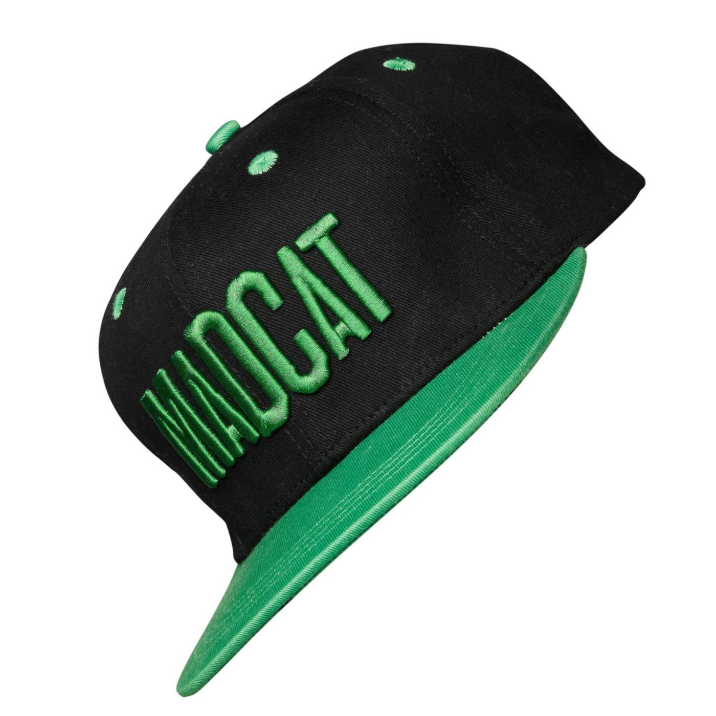 Madcat Skull Flatbill Cap One Size - Angelcap