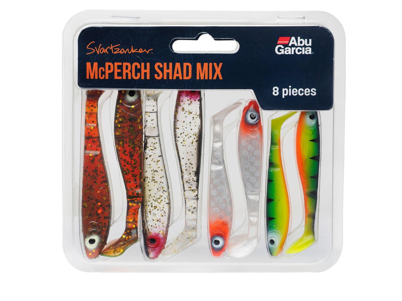 Abu Garcia McPerch Shad Mix - 8 Gummifische im Set