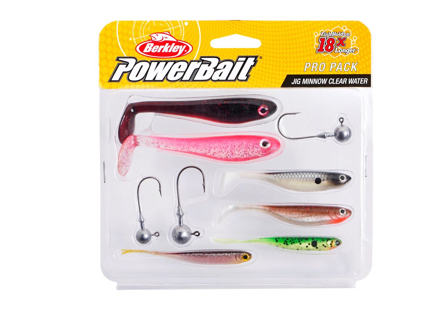 Berkley Pro Pack Jig Minnow Clear Water - Gummifischset