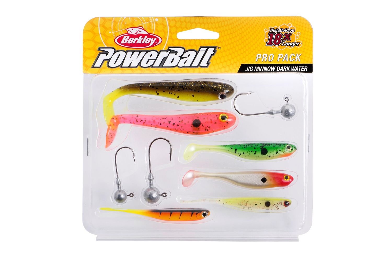 Berkley Pro Pack Jig Minnow Dark Water - Gummifischset
