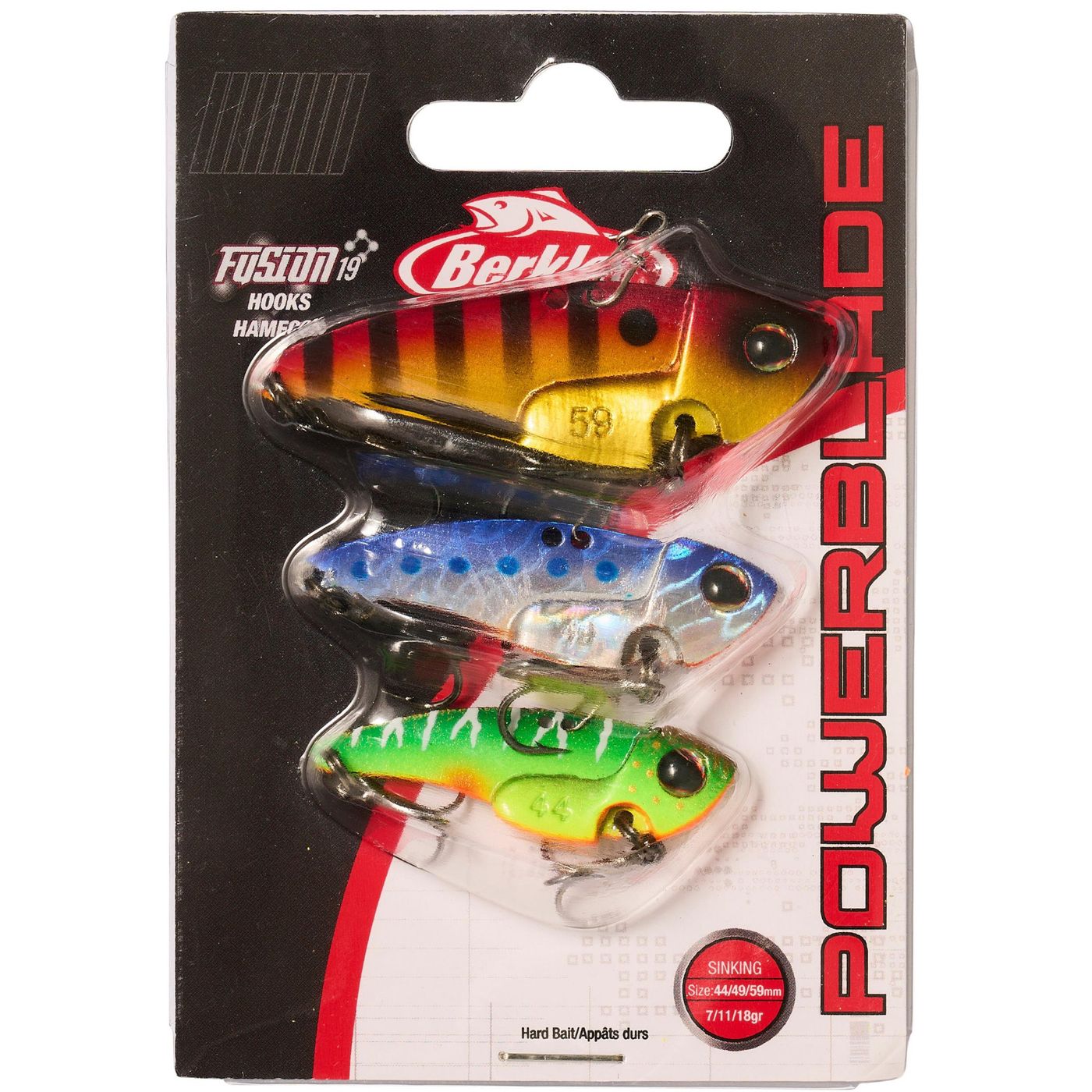 Berkley Power Blade 3-Pack Mix - 3 Kunstköder im Set