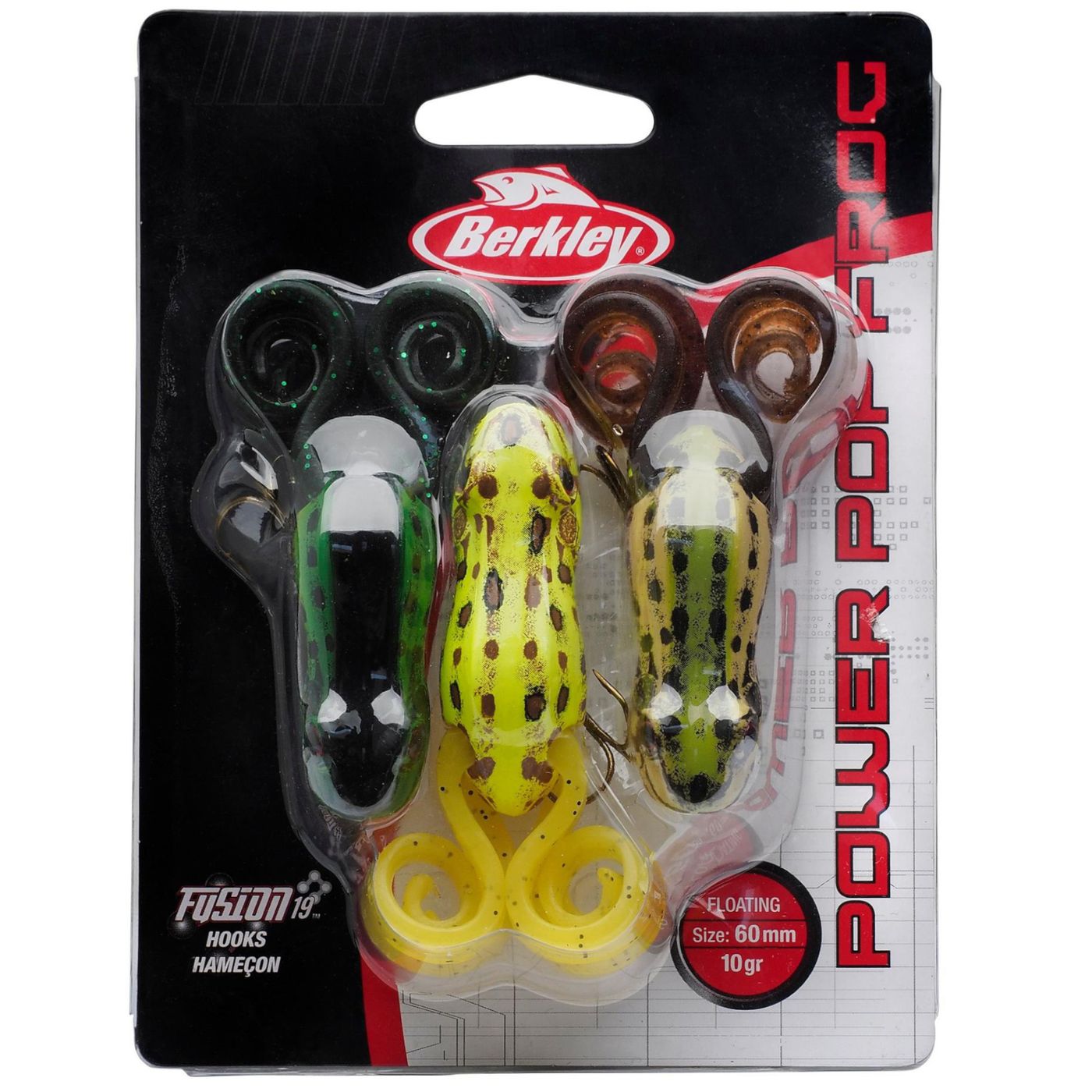 Berkley Power Pop Frog - 3 Frösche im Set