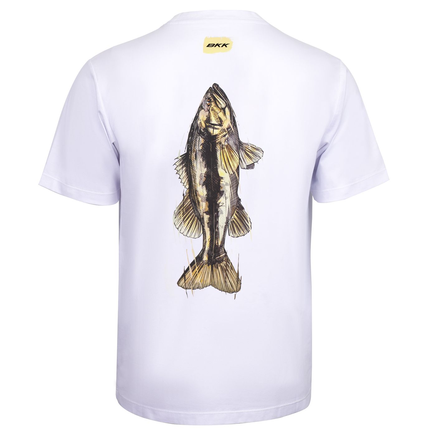 BKK Short Sleeve Casual Shirt Bass White - T-Shirt, Angelshirt
