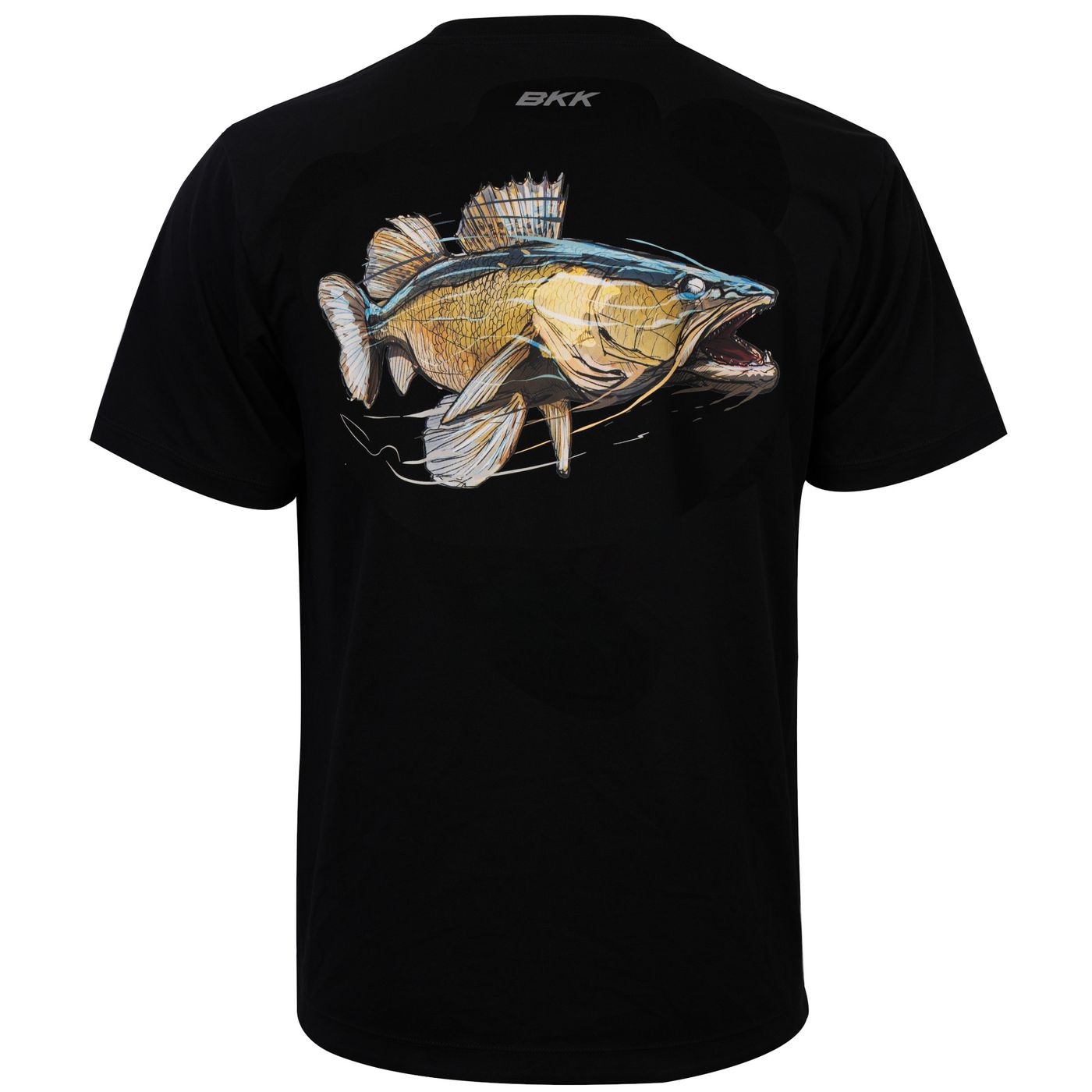 BKK Short Sleeve Casual Shirt Zander Black - T-Shirt, Angelshirt