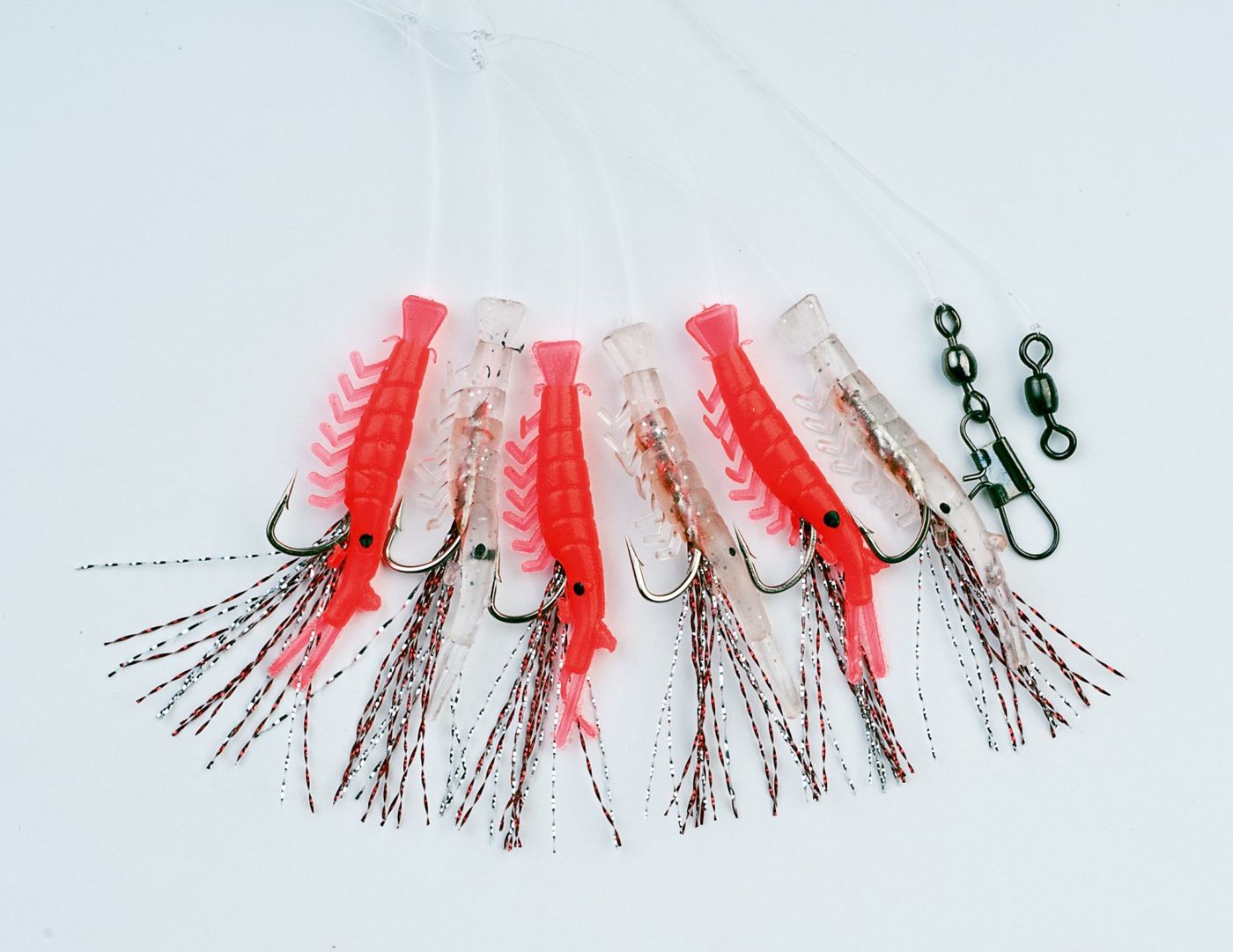 Behr Makrelen- und Heringssystem mit 6 Mini-Shrimps an 6 Haken Gr. 4