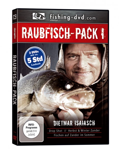 3 Dietmar Isaiasch DVDs im Raubfisch Pack