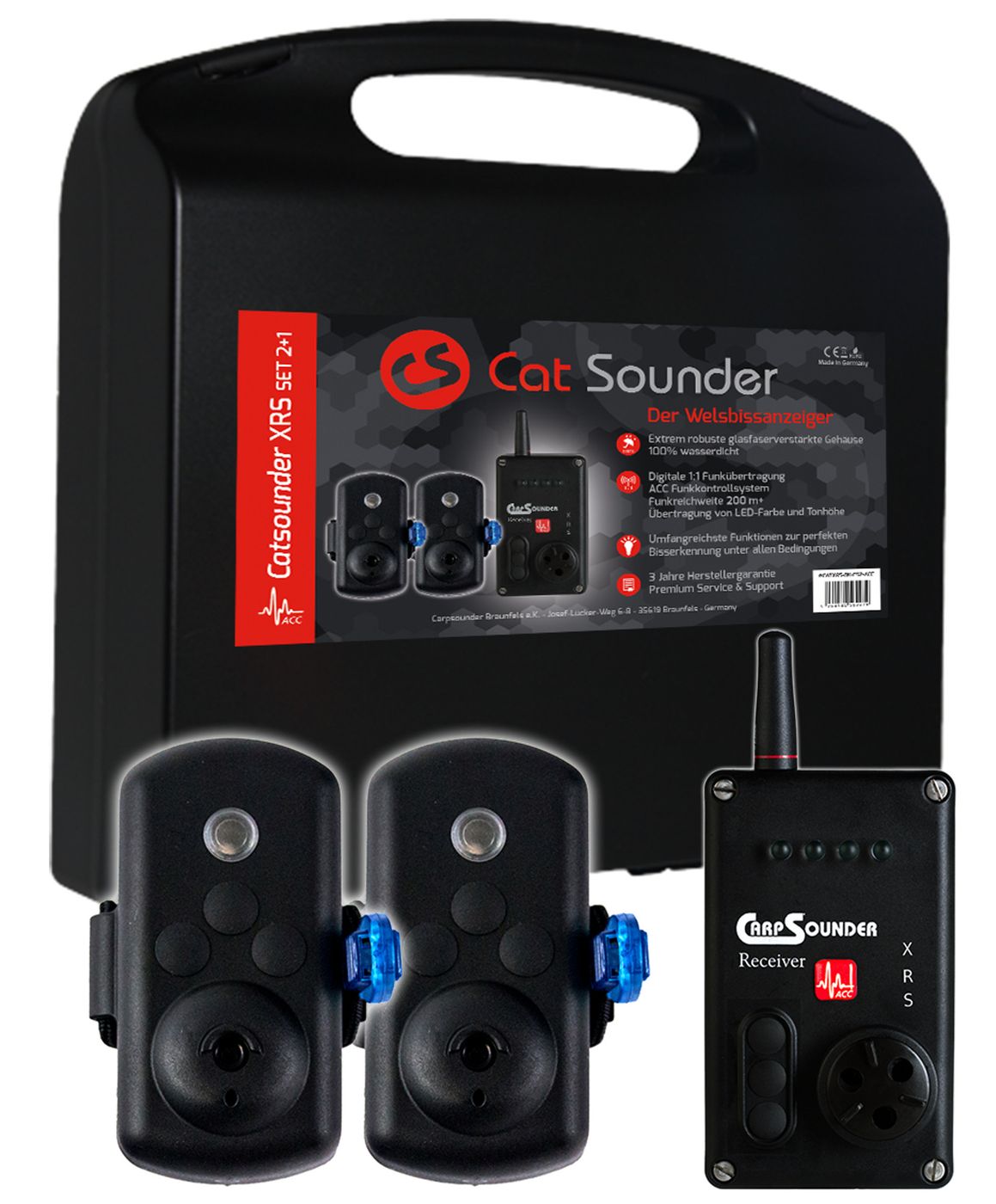 Catsounder XRS 2er Set - 2 Welsbissanzeiger + Receiver