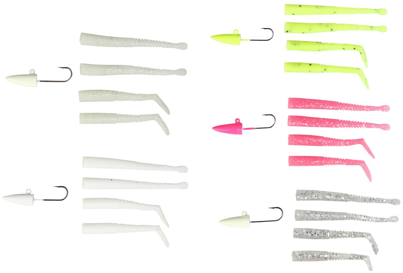 Savage Gear Mini Sandeel Kit - 20 Gummifische + 5 Jighaken 3g