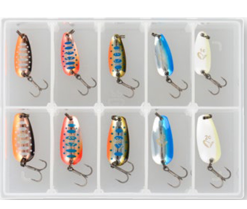 Savage Gear Nails Micro Spoon Kit 2,5g / 3,5g – 10 Blinker