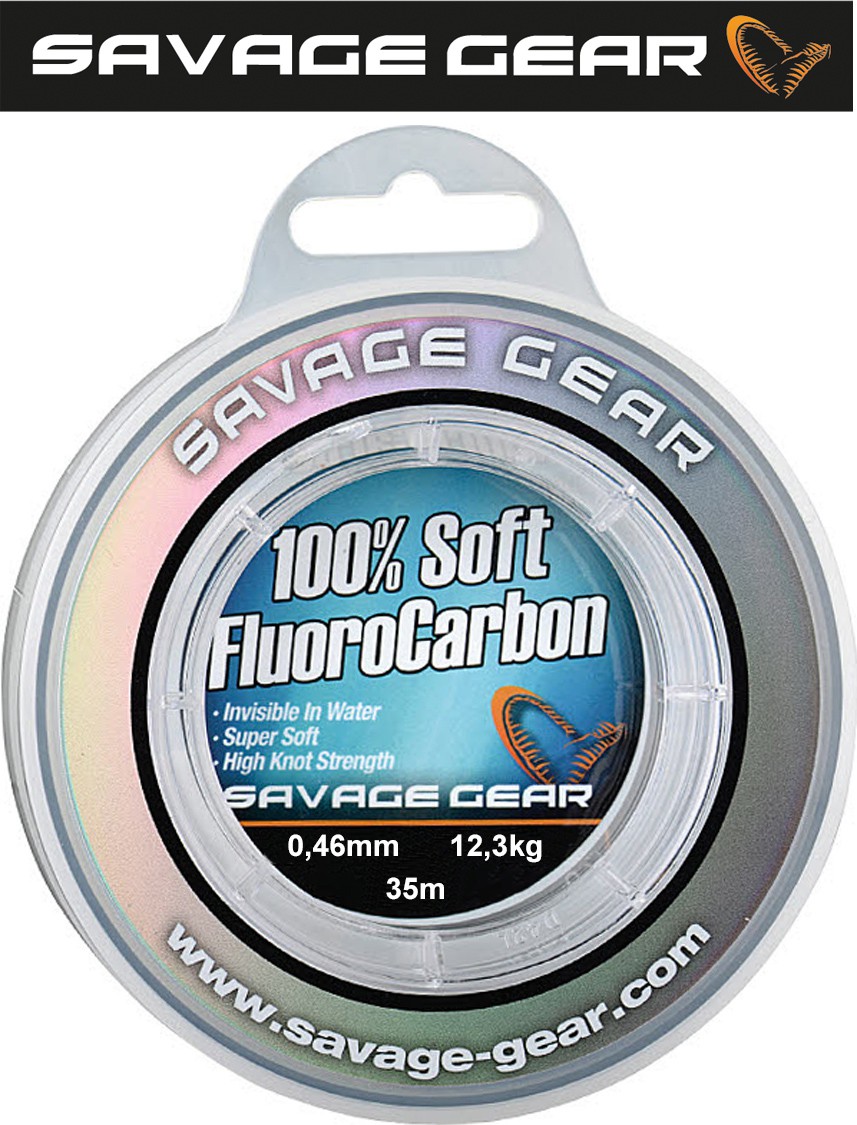 Savage Gear Soft Fluorocarbon Schnur 0,46mm 35m 12,3kg