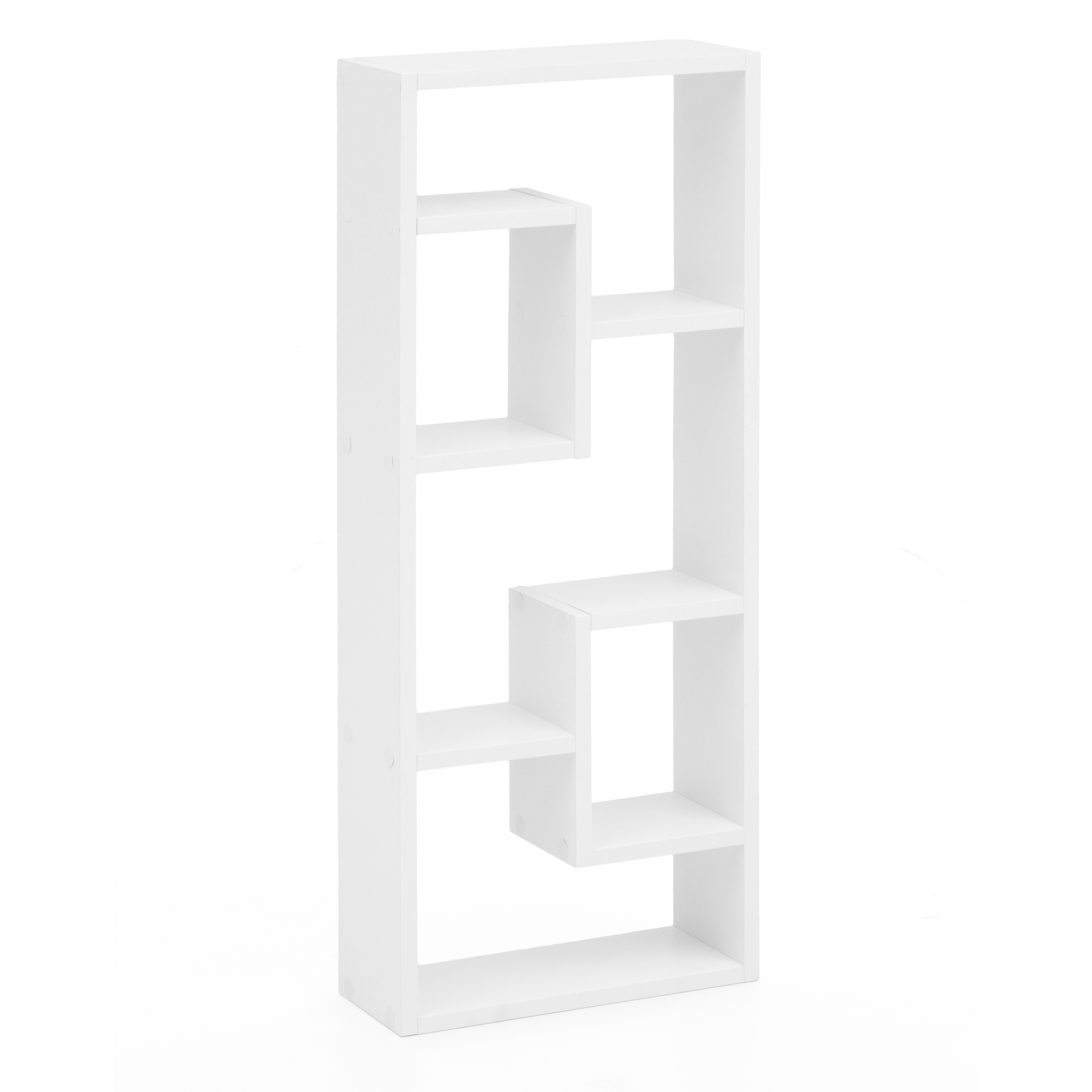 FineBuy Wandregal 36 x 90 x 13,5 cm Holz Design Hängeregal modern, Wandboard freischwebend, Holzregal Regal für die Wand, Bücherregal schmal, Dekoregal Schweberegal hoch