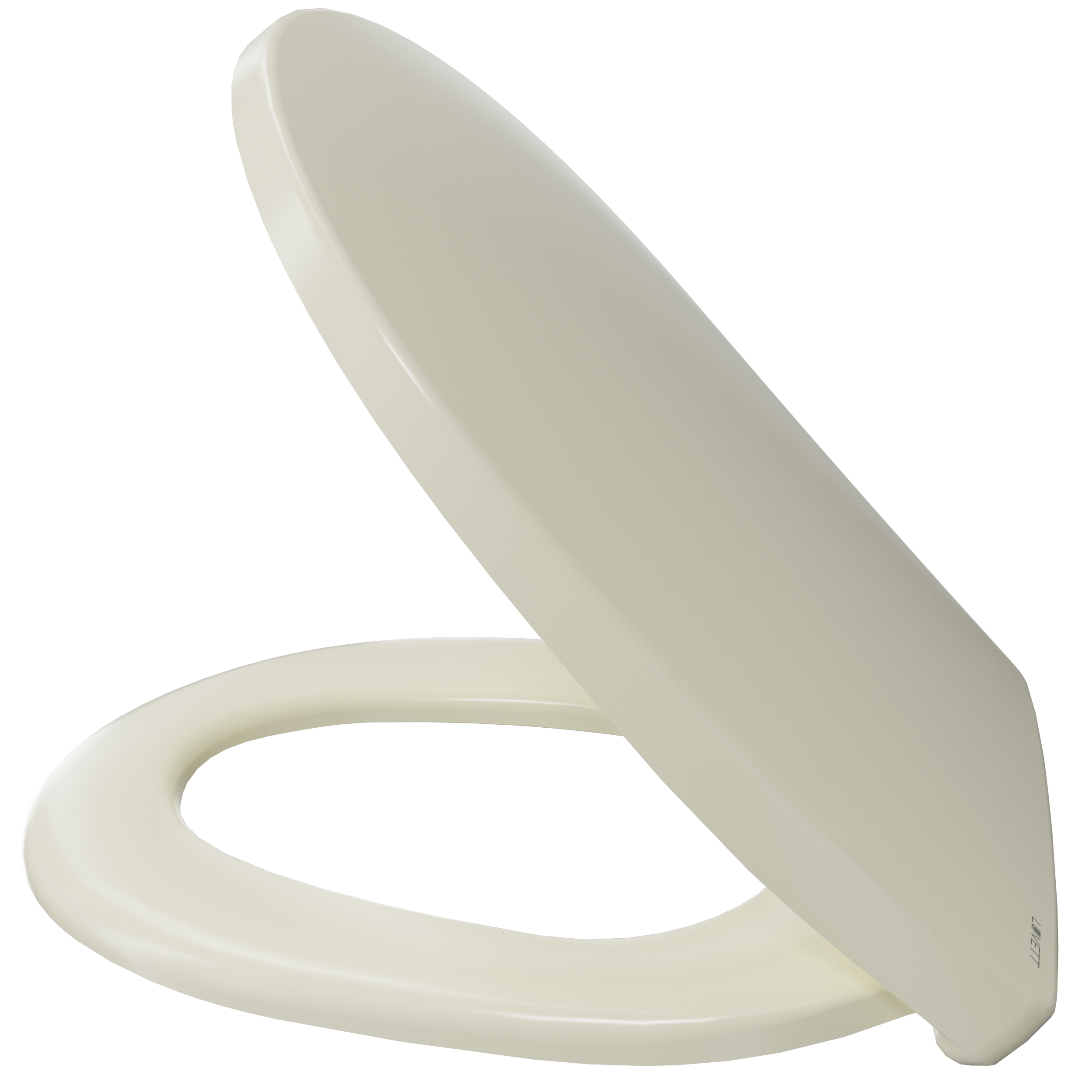 Luvett® WC-Sitz mit Absenkautomatik C100 oval universell, Toilettendeckel mit 3 Edelstahl Montagelösungen, Klodeckel abnehmbar
