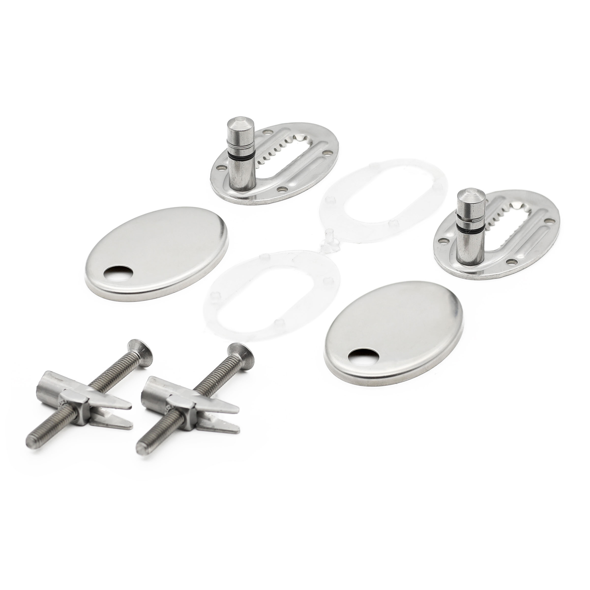 WC-Sitz Montageset TopFix® Spezial XXL C8502G, Edelstahl, Ersatzteil