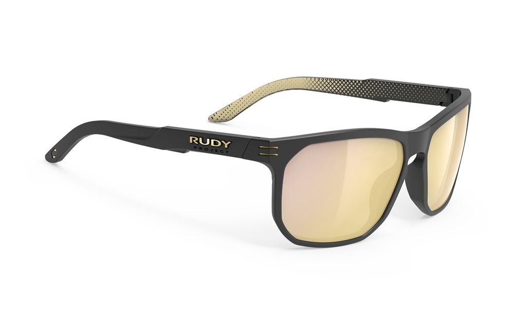 Rudy Project Soundrise (Black Matte Ice Gold Pattern - RP Optics Multilaser Gold) - Sonnenbrille
