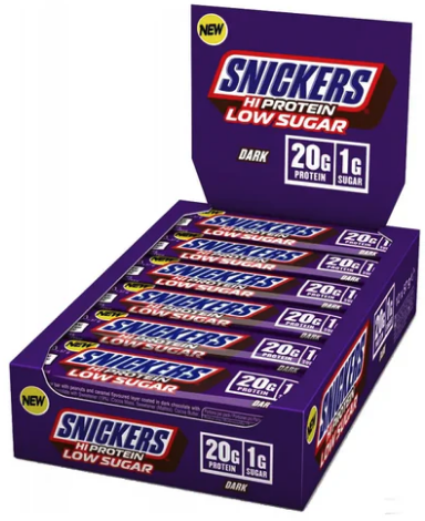 Snickers Dark Low Sugar Hi Protein Box (12x57g) - MHD 22.09.26