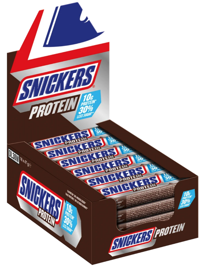 MHD Snickers Protein Riegel (18x47g) MHD 29.07.26