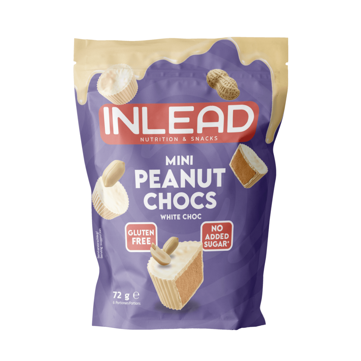Mini Peanut Chocs (72g), Inlead Nutrition