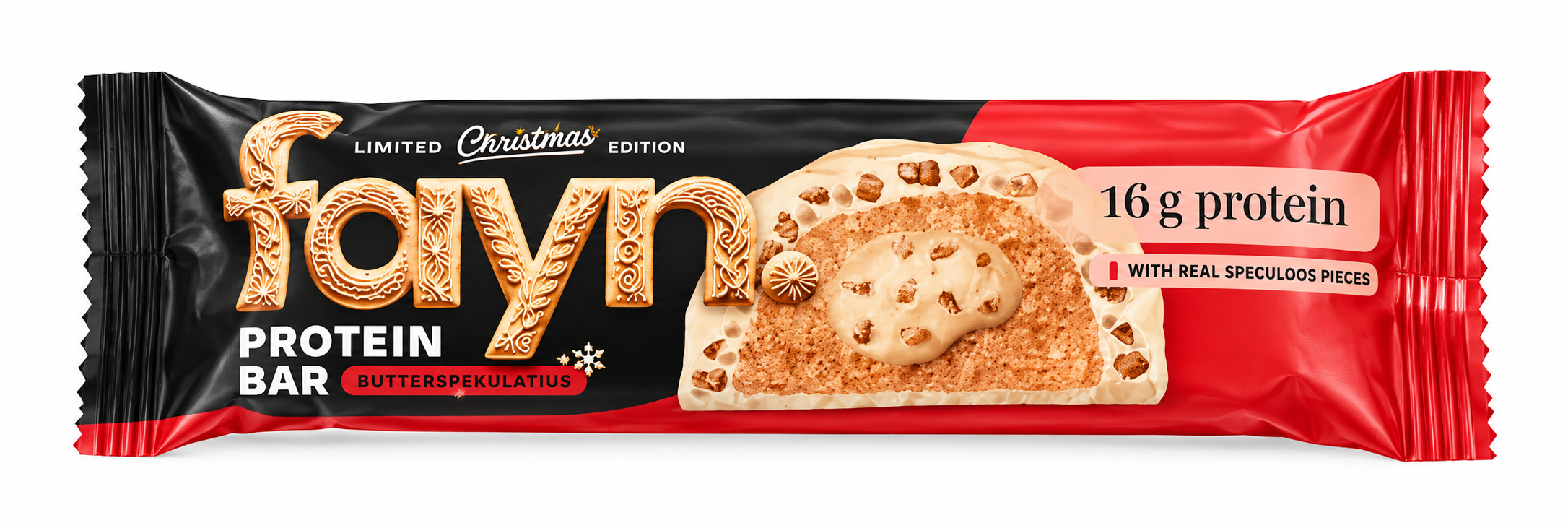 Protein Bar Box MHD 17.11.2026 (12x55g), Fayn - Geschmack: Butterspekulatius