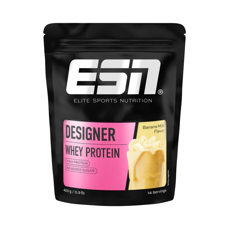 Designer Whey Beutel (420g), ESN - Geschmack: Cinnamon Cereal