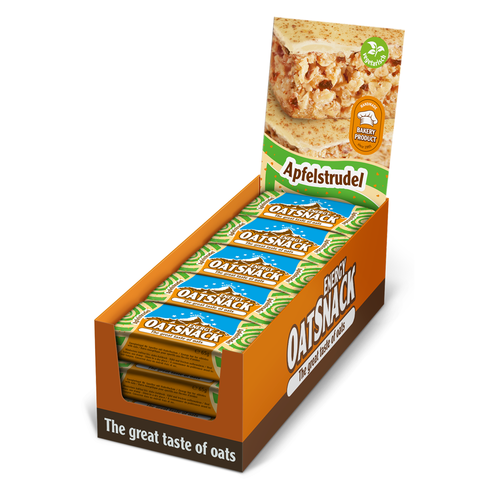 Energy Oatsnack Box (15x65g), Davina - Geschmack: Erdnuss Karamell