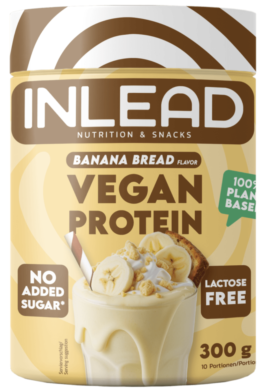 Vegan Protein (300g), Inlead Nutirition - Geschmack: Creamy Vanilla