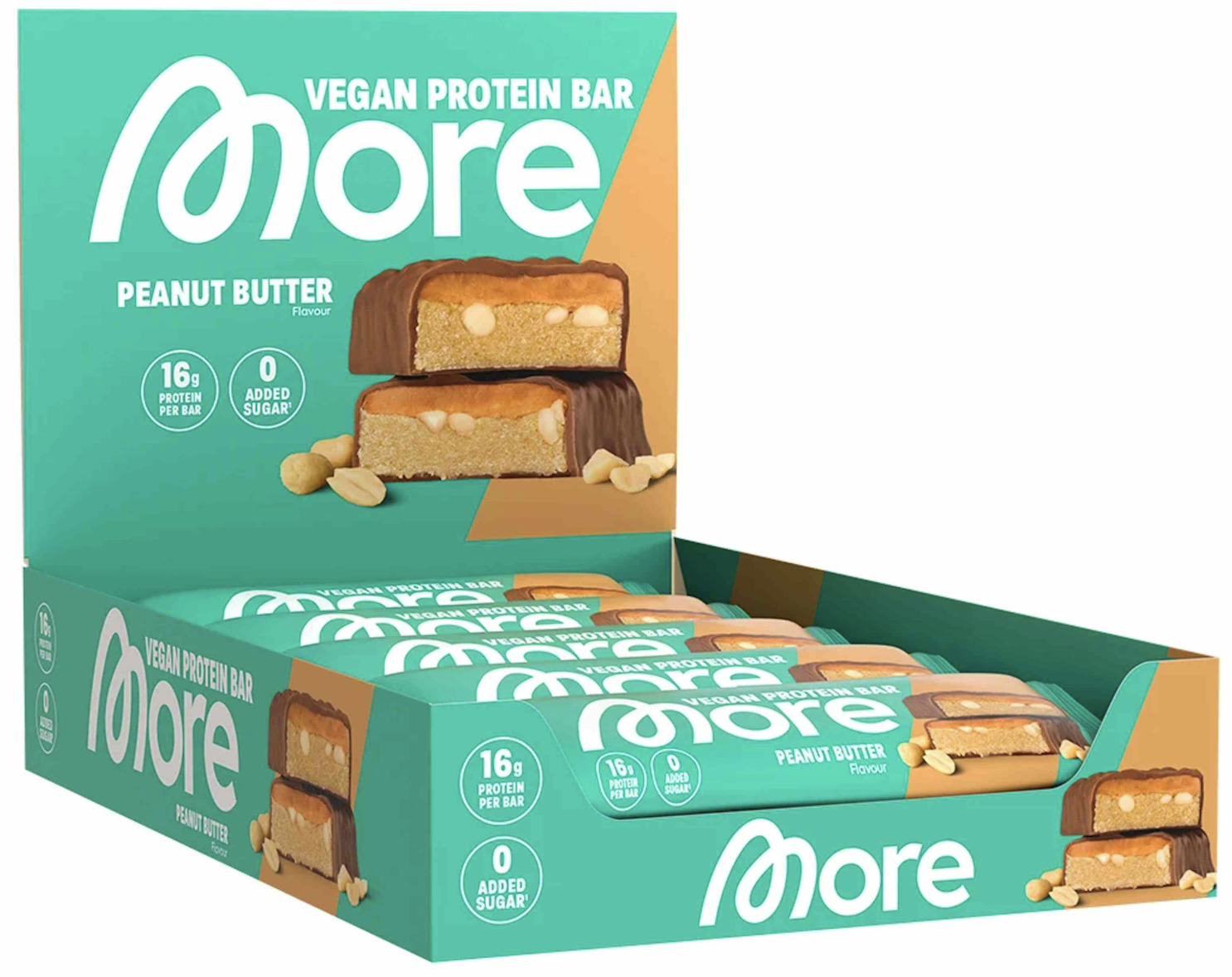 Vegan Soft Bar 10x55g - MHD 29.12.26, More Nutrition