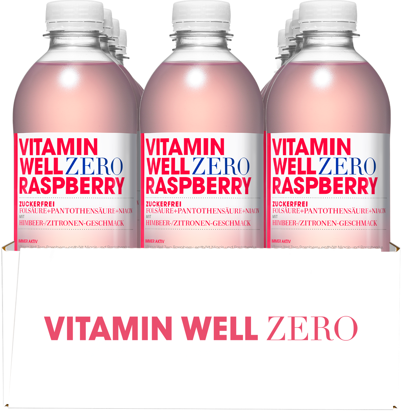 Vitamin Well (12x500ml) - Geschmack: Zero Raspberry