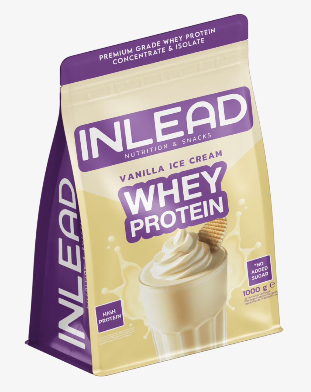 Whey Protein (1000g), Inlead Nutrition - Geschmack: Double Chocolate