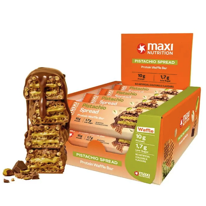 Protein Wafer Bar Spread (12x39g), Maxi Nutrition - Geschmack: Double Milk