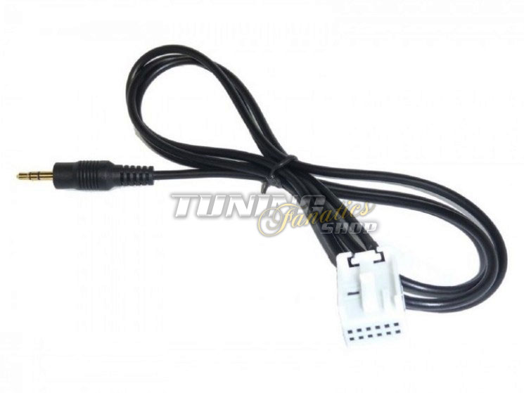 AUX Line In Adapter für Radio Citroen C4 / MP3 3,5mm Klinke iPhone iPad #5084