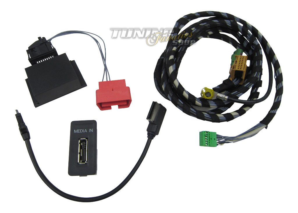 Multimedia MEDIA IN Interface iPhone USB MP3 für VW Navi Discover Composition
